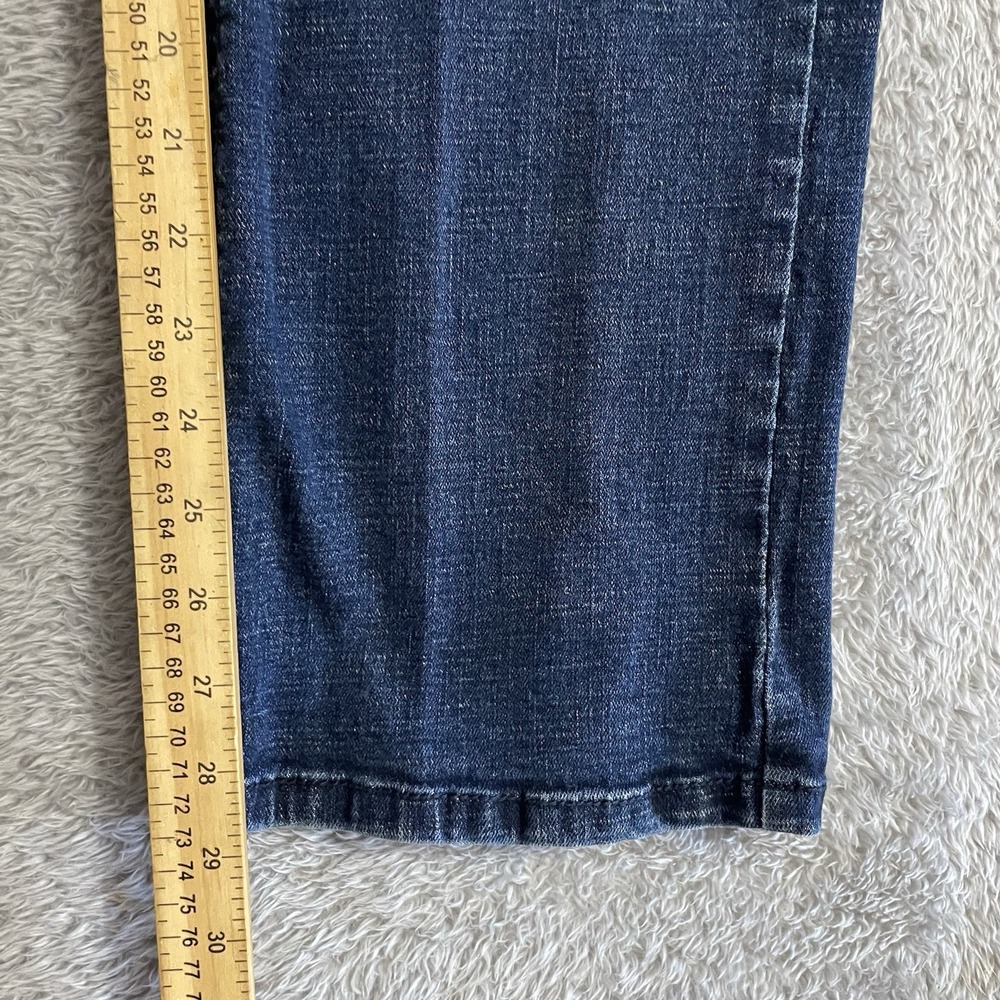 TK Axel‎ Jeans Mens 34x32 Slim Boot Cut Blue Denim Dark Wash Mid Rise Stretch - Picture 7 of 8
